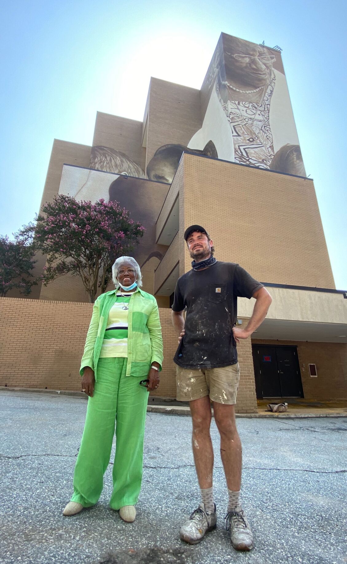Canvas Tower mural artist and educator